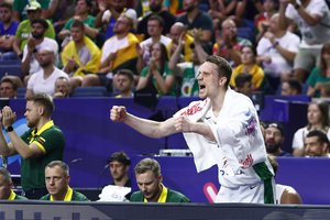 Tritaškiais prapliupęs M. Grigonis rinktinės žaidime dar pasigenda vieno aspekto