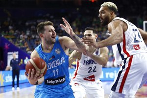 Iš proto varantis Lukos Dončičiaus taškų šou nužudė Prancūziją ir užkėlė Slovėniją į B grupės olimpą