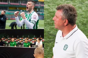 Lietuvos futbolo istorija bus rašoma be „Žalgirio“ simbolio: V. Čeburinas paaiškino, kodėl M. Kuklys liko už registruotų žaidėjų borto
