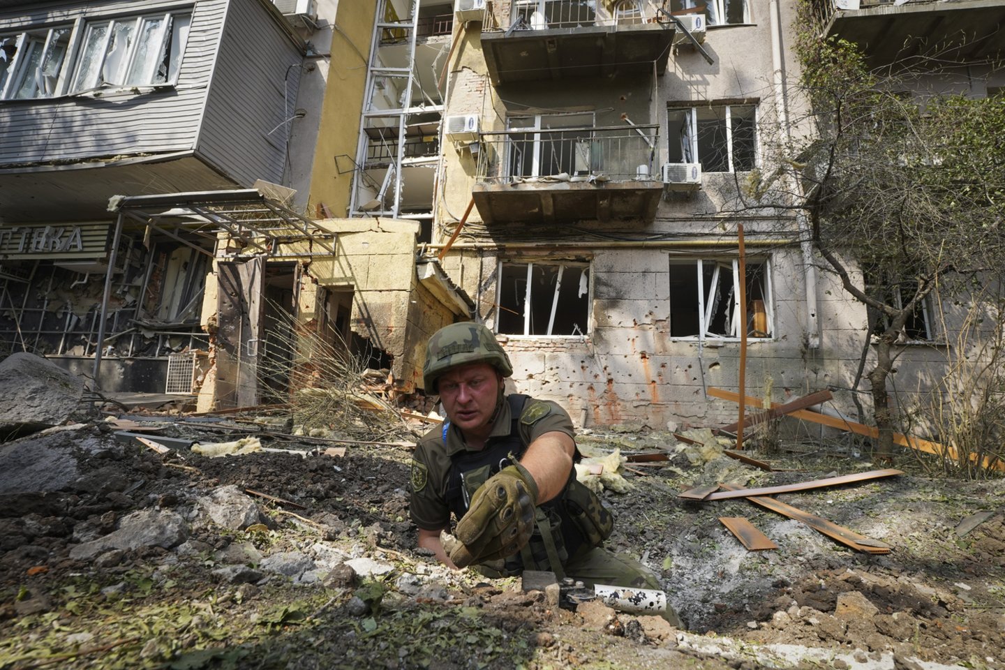 Karas Ukrainoje.<br>AP/Scanpix asociatyvi nuotr.