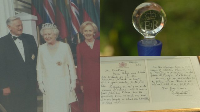 V. Adamkus prisiminė jaudinančias akimirkas su karaliene Elizabeth II: išsaugojo ir ranka rašytą laišką