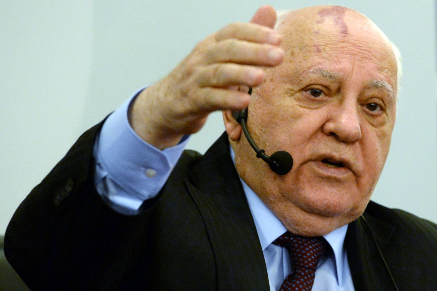 Buvęs Sovietų Sąjungos prezidentas Michailas Gorbačiovas.<br>AFP/Scanpix nuotr.