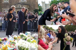 Elizabeth II mirtis suvienijo Harry ir Williamą: su žmonomis pasirodė Vindzore