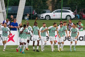 Vilniaus „Žalgirio“ futbolininkai iš Kauno grįžo su pergale