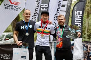 Lietuvos MTB enduro čempiono titulas – Ignui Ambrazui