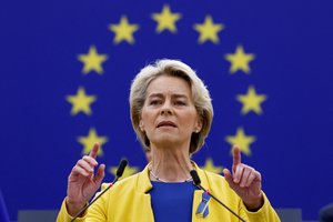 U. von der Leyen: sankcijos Rusijai išliks