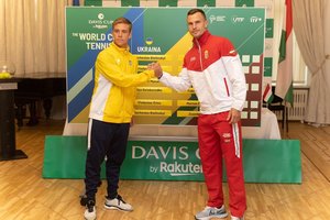 Daviso taurė: pirmasis naująjį centrinį „SEB arenos“ kortą išbandys Vengrijos rinktinės lyderis