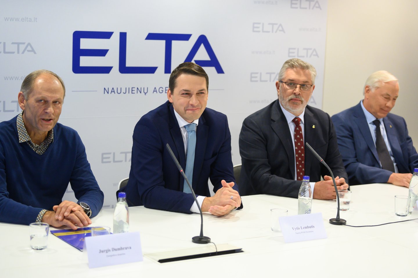 Įmones atstovaujančių PPAR vadovai (iš kairės) J.Dumbrava, V.Lembutis, S.Leonavičius ir V.Pleskovas.<br> V.Skaraičio nuotr.