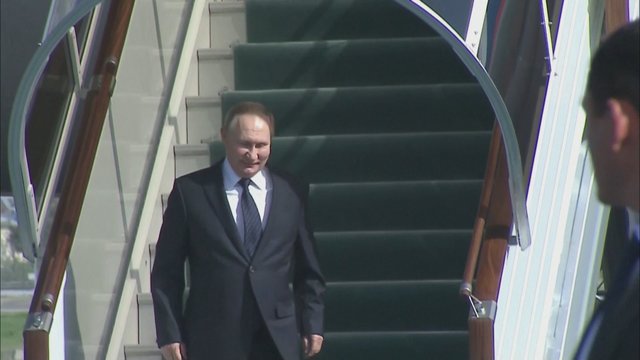 Retai viešumoje matomas V. Putinas atvyko į Uzbekistaną