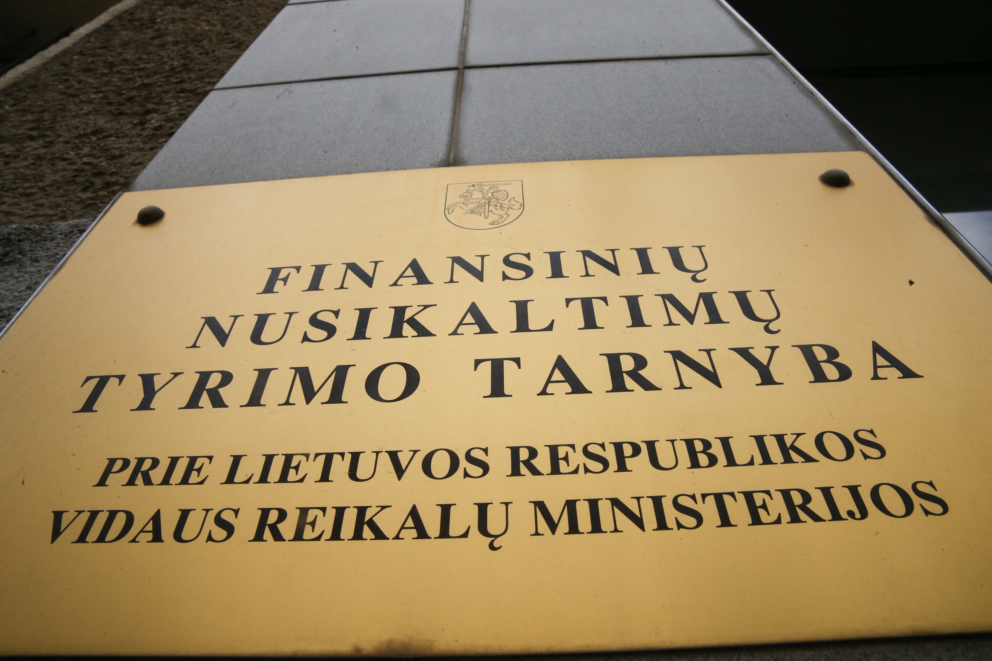 Finansinių nusikaltimų tyrimo tarnybos (FNTT) – Vidaus reikalų ministerijai (VRM) atskaitinga valstybės teisėsaugos įstaiga.R.Danisevičiaus nuotr.