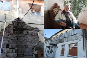 Rokiškio daugiabučio senjorai gyvena stingdančioje baimėje: namas sparčiai nyksta