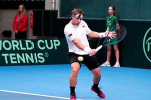 Daviso taurėje po galingo R. Berankio žaidimo mūšyje su Egiptu rezultatas tapo lygus