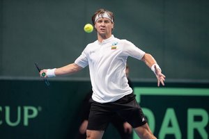 R. Berankis ir E. Butvilas svarbiausiu momentu smogė egiptiečiams ir Daviso taurės mače išsiveržė į priekį