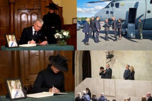 Pasirašydama karalienės Elizabeth II užuojautų knygoje Diana Nausėdienė pakeitė įvaizdį