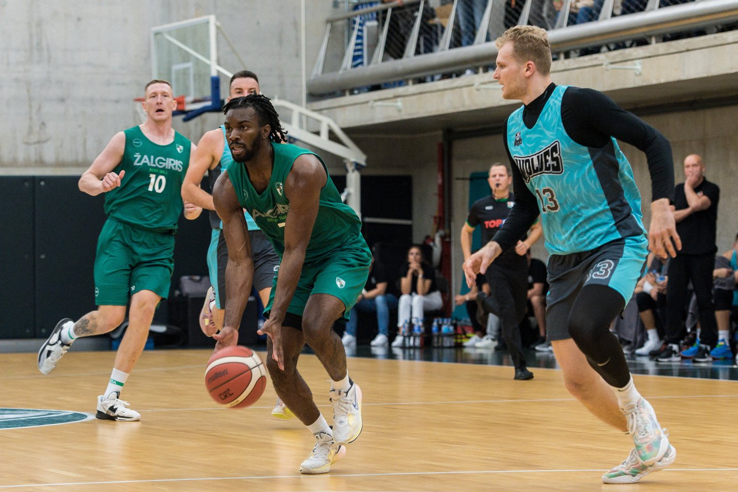 Kauno „Žalgirio“ ir „Wolves“ komandų kontrolinis mačas.<br> zalgiris.lt nuotr.