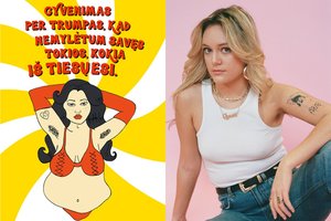 Socialinių tinklų žvaigždė kreipėsi į moteris: „Mes neprivalome būti gražios!“