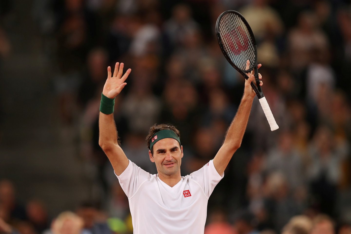 Roger Federeris atsisveikina su didžiuoju tenisu.<br>Reuters/Scanpix nuotr.