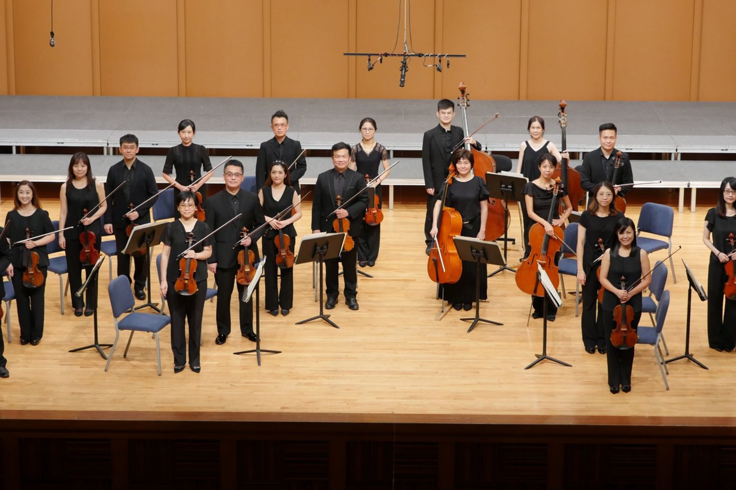 Taivano nacionalinio simfoninio orkestro styginių grupė.<br>Organizatorių nuotr.