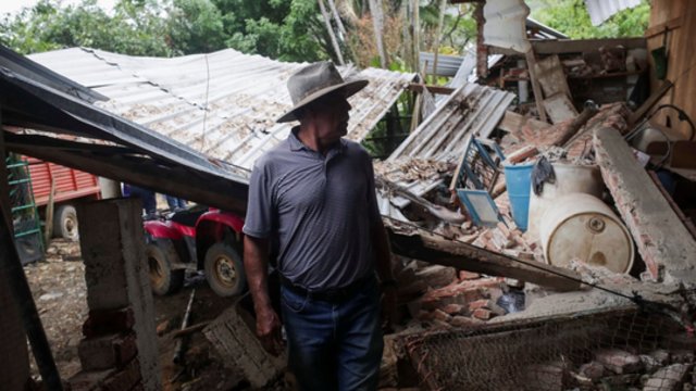 Meksiką supurtė beveik septynių balų žemės drebėjimas: įbauginti gyventojai vidurnaktį bėgo į gatves