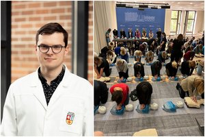 Kauno klinikų medikai pradinio gaivinimo išmokė apie 70 Vyriausybės darbuotojų