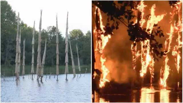 Juodkrantėje gyventojai minėdami lygiadienį atsisveikino su vasara: šventės akcentas – ugnies reginys