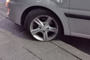 Teismas nusprendė, ar Vilniaus valdžia turės atlyginti už tuopos apgadintą seną BMW