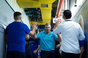 Šarūnas Jasikevičius po pralaimėto finalo gyrė žaidėjus ir peikė teisėjus: „Mus skriaudė per stipriai“