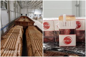 Vagonuose su baltarusiškų plytų kroviniu Lietuvos muitininkai aptiko stambią kontrabandą