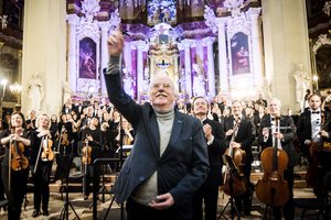 „In memoriam Broniui Kutavičiui“: apie maestro lengviau kalbėti muzika, ne žodžiais