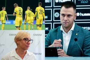 LFF meta akmenį į Vyriausybės daržą: žaisti su Baltarusija nenorime, bet ministerijos draudimo nesulaukėme