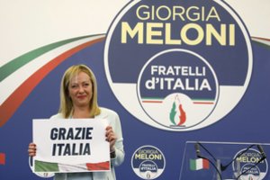 Būsimoji Italijos premjerė G. Meloni: Ukraina gali pasikliauti naujosios vyriausybės parama