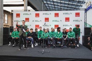 Kaune pristatyta naujoji „Žalgirio“ sudėtis: krepšininkai bei treneriai sirgaliams dalino pažadus