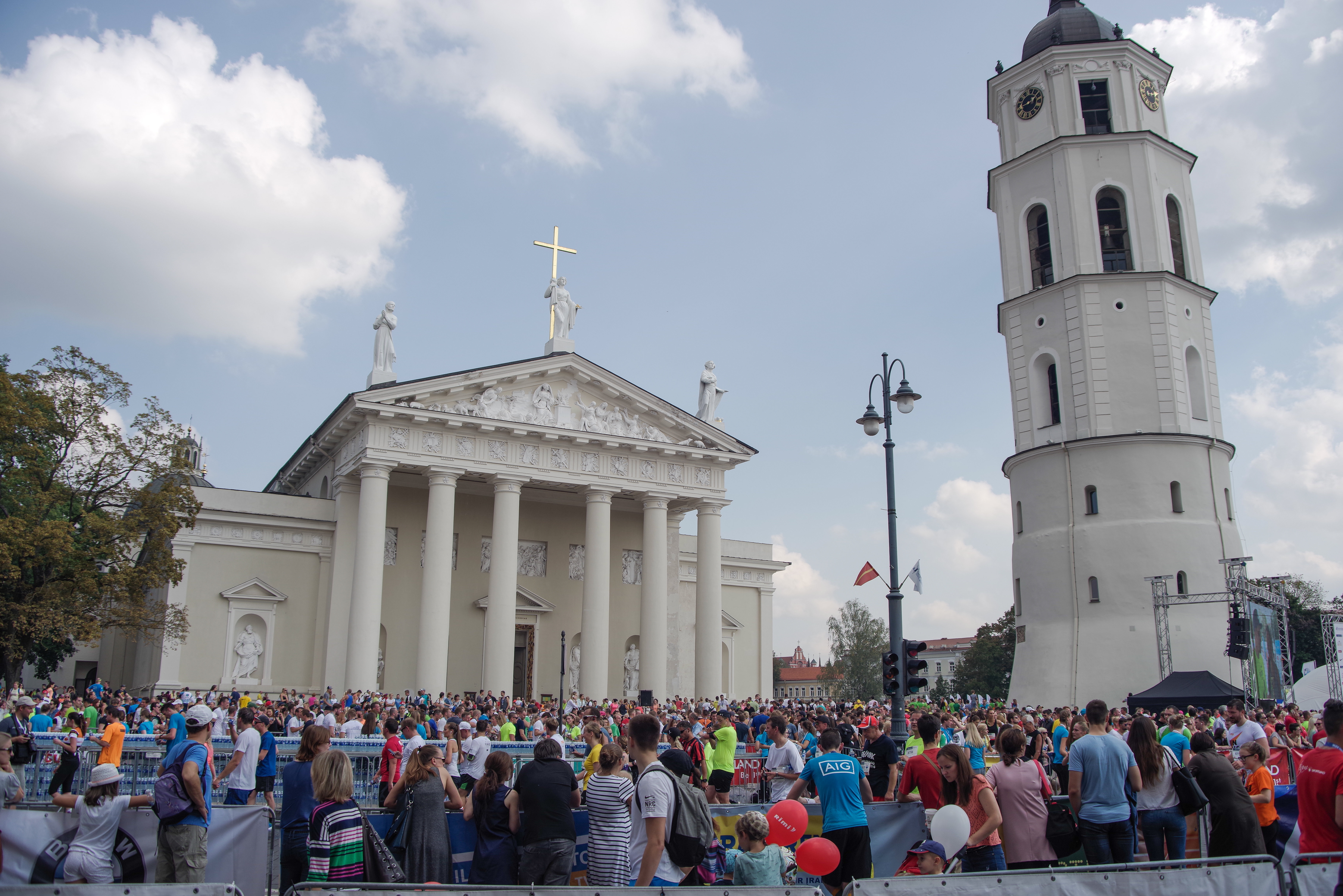 Vilniaus maratono ištakos siekia 1990 metus Pirmasis maratonas Vilniuje surengtas dar 1990 metais.V.Ščiavinsko nuotr.