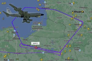 Virš Lietuvos jau antrą dieną skraido ypatingas karinis JAV lėktuvas – karybos ekspertas paaiškino, ką tai reiškia