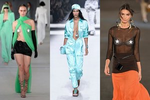 Niujorko mados savaitėje – nuogybės: Emily Ratajkowski pristatė provokuojančią stiliaus tendenciją