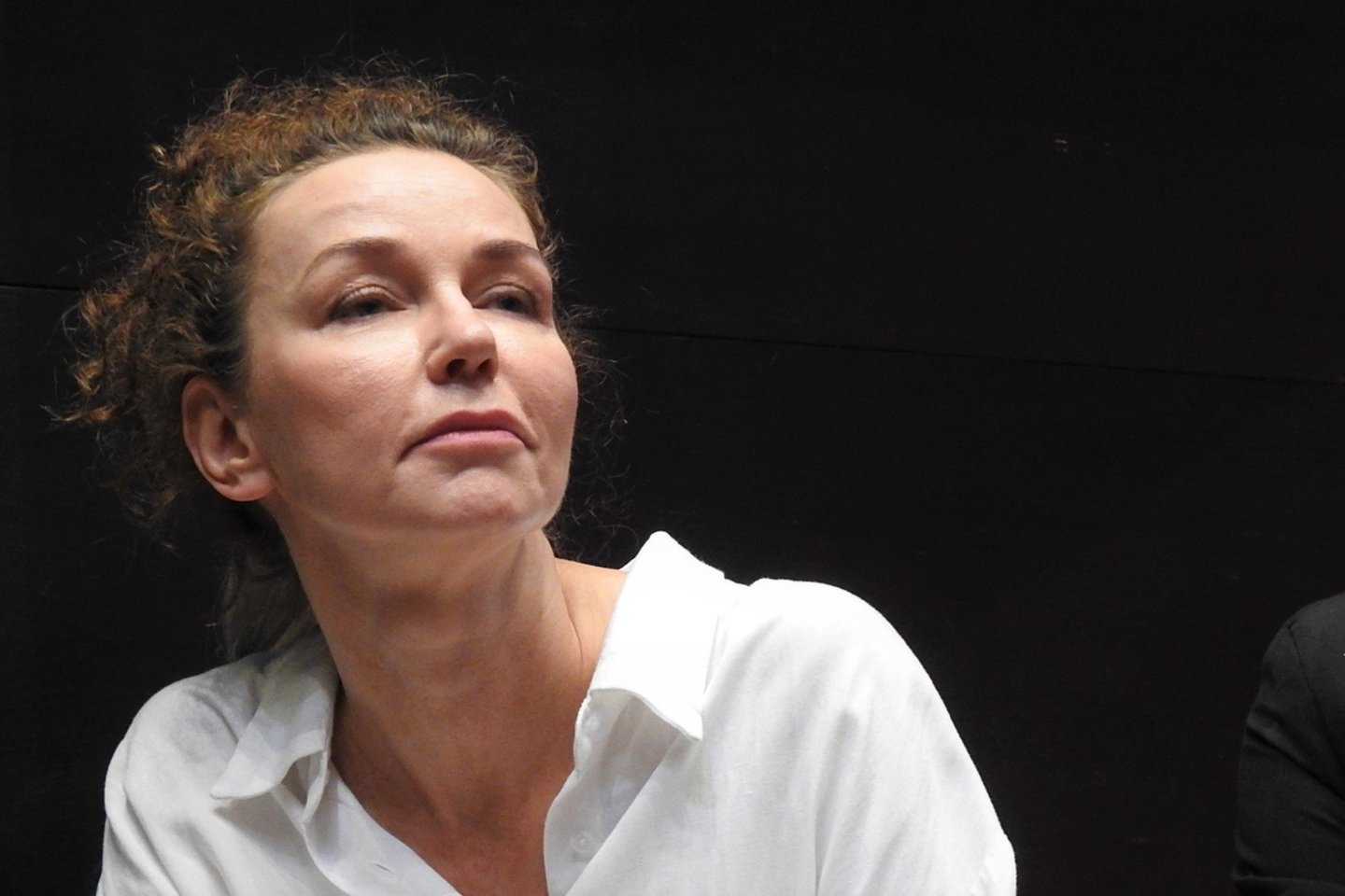 Lenkijos dramaturgė ir režisierė  A.Duda-Gracz Klaipėdoje pristatė dar vieną savo spektaklį "Meilė".<br>G.Pilaičio nuotr, 