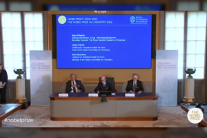 2022 m. Nobelio chemijos premija – už spragtelėjimo chemijos ir bioortogonalinės chemijos plėtrą