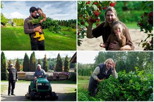 Muškietininkais save vadinančios šeimos sodyboje karaliauja putinai