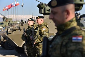 Kroatija kitąmet atsiųs karių į Lietuvoje dislokuotą NATO tarptautinį batalioną
