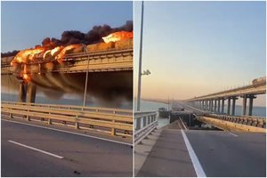 M. Podoliakas apie gaisrą ant Krymo tilto: tai – tik pradžia