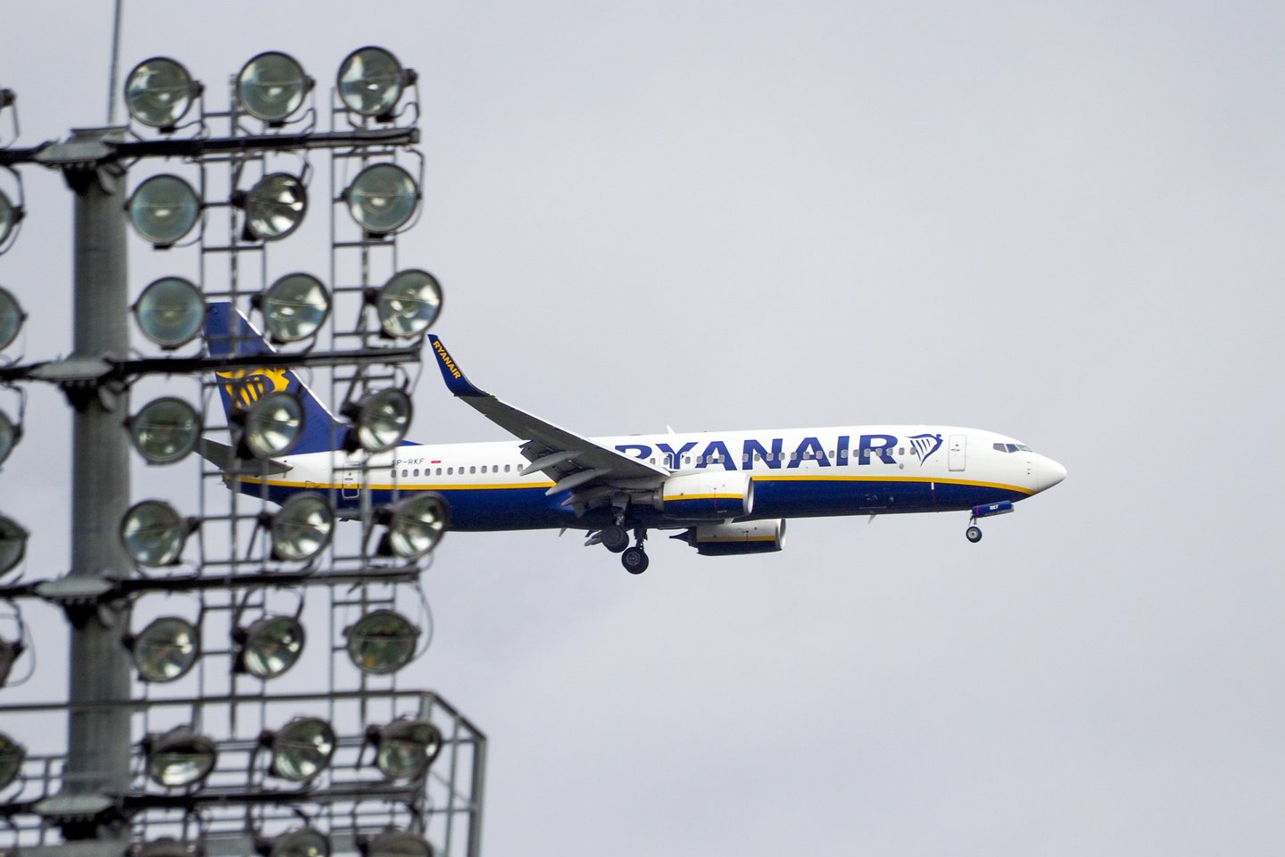 Ryanair aviakompanijos lėktuvas<br>V.Ščiavinsko nuotr.