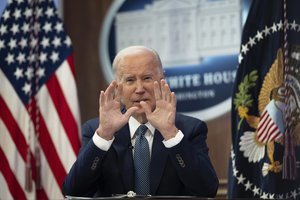 J. Bidenas: V. Putinas „klaidingai apskaičiavo“ Rusijos galimybes okupuoti Ukrainą