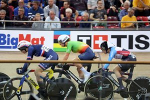 Pasaulio dviračių treko čempionato debiutantė Lietuvos trijulė – 13-a