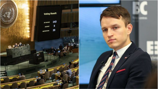 L. Kojala įvertino JT balsavimą dėl Ukrainos aneksijos: nors jis simbolinis – siunčiama svarbi žinia