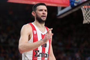 Gera žinia „Žalgiriui“ – „Olympiakos“ komandai nepadės kapitonas