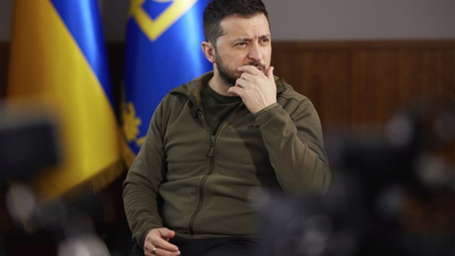 Ukrainai minint Laisvė gynėjų dieną, V. Zelenskis žada pergalę