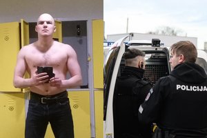 Po vyro šūvių dėl kaukės į apsaugos darbuotoją praėjo beveik metai, bet byla – nė krust 