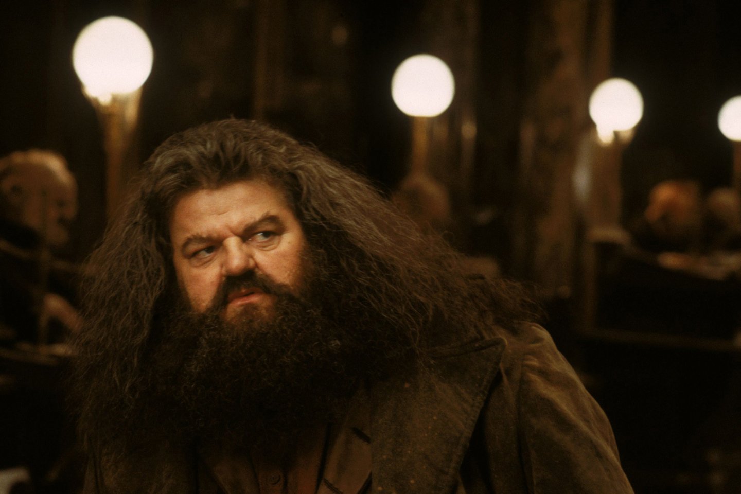 J.Coltrane'as aštuonių filmų serijoje vaidino Rubėjų Hagridą.<br> Images/Scanpix nuotr.