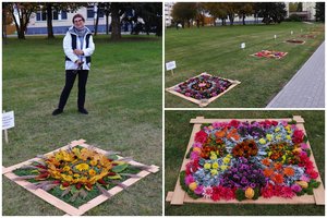 Mokytojos svajonė tapo realybe: Dauguose įkurtas rudens mandalų takas