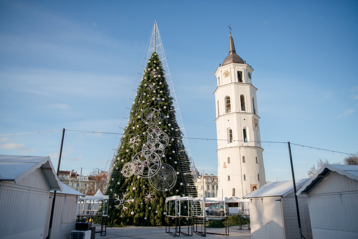 Kalėdų eglė Vilniuje.<br>J.Stacevičiaus nuotr.